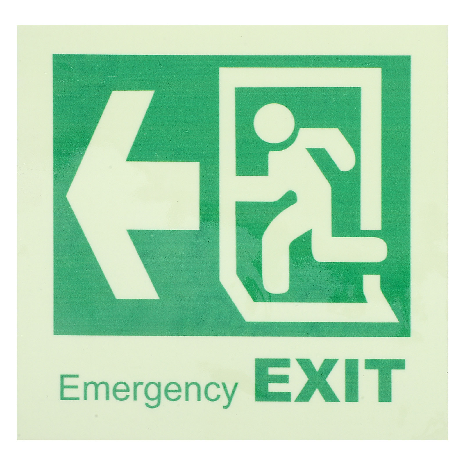 Emergency Exit Sign - Panneau de sortie d'urgence lumineux autocollant,