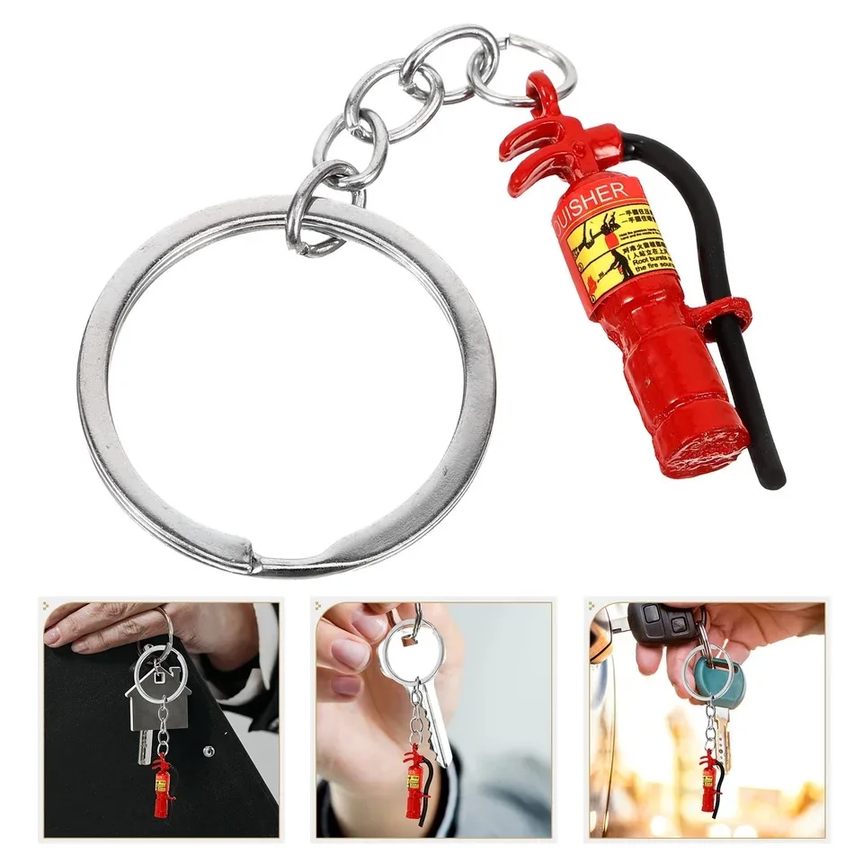 Fire Extinguisher Small - Mode Mini extincteur pendentif porte-clés rouge