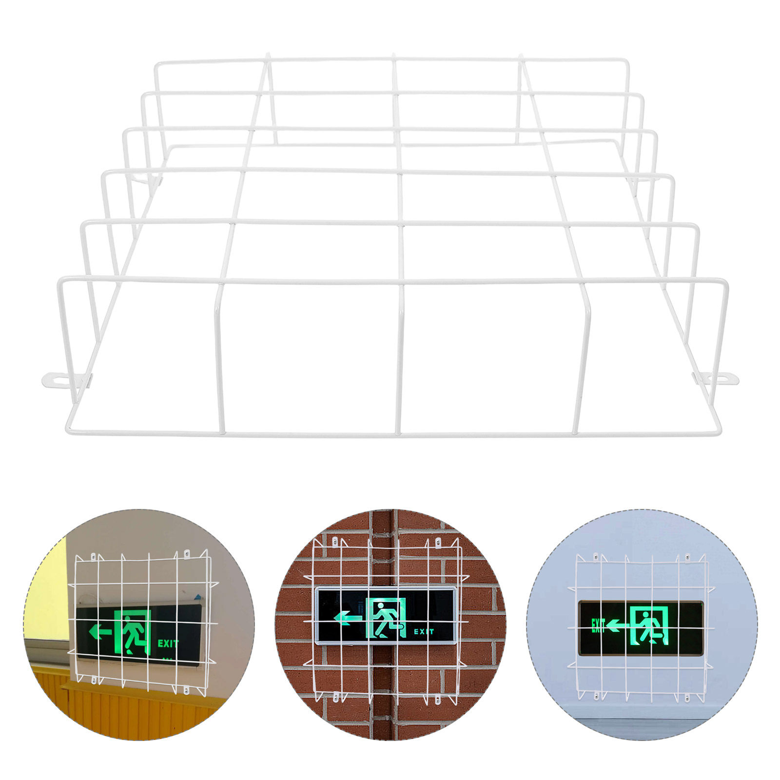 Emergency Exit Sign - Grillage en acier soudé robuste pour