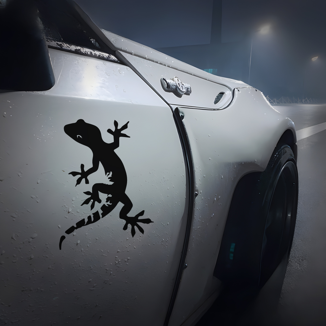 Window Lock Bar - Gecko-Autocollant décoratif en vinyle imperméable pour